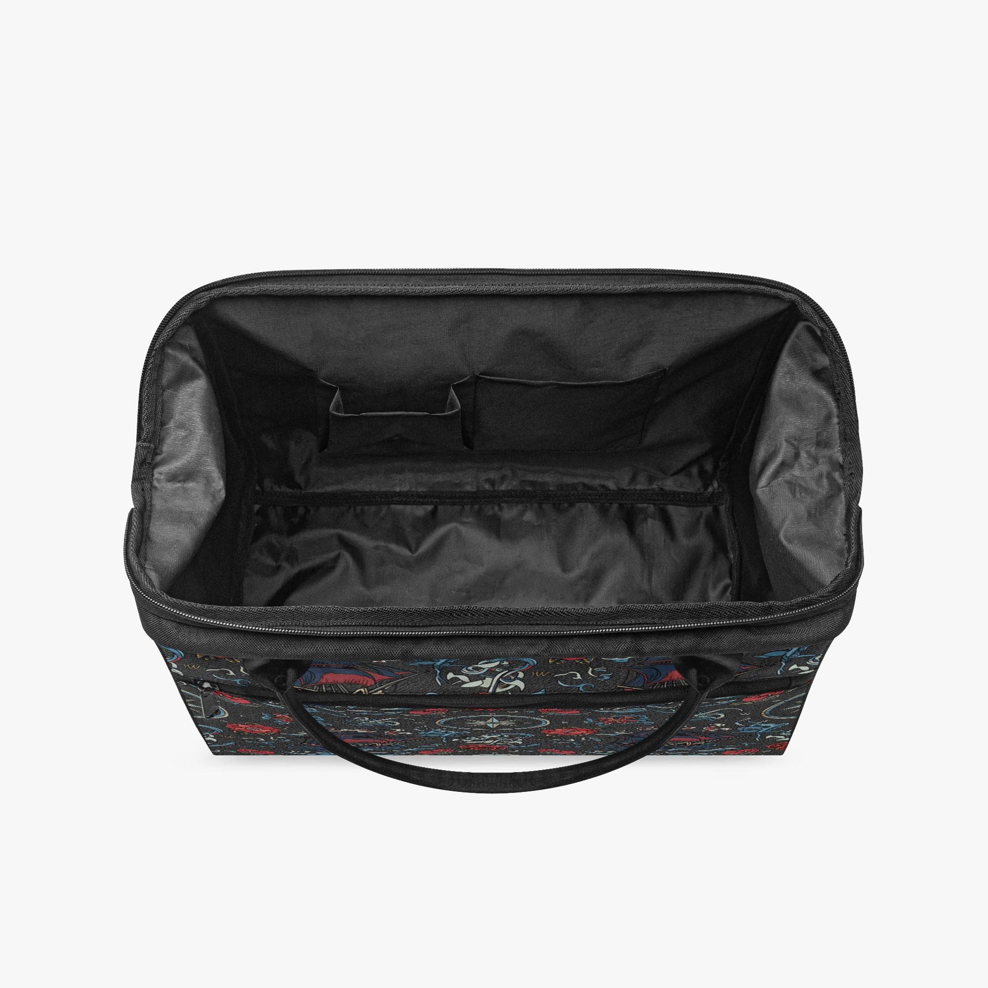 Vintage Tattoo Ship Canvas Duffel Bag | Weekend Travel & Gym Carry-On