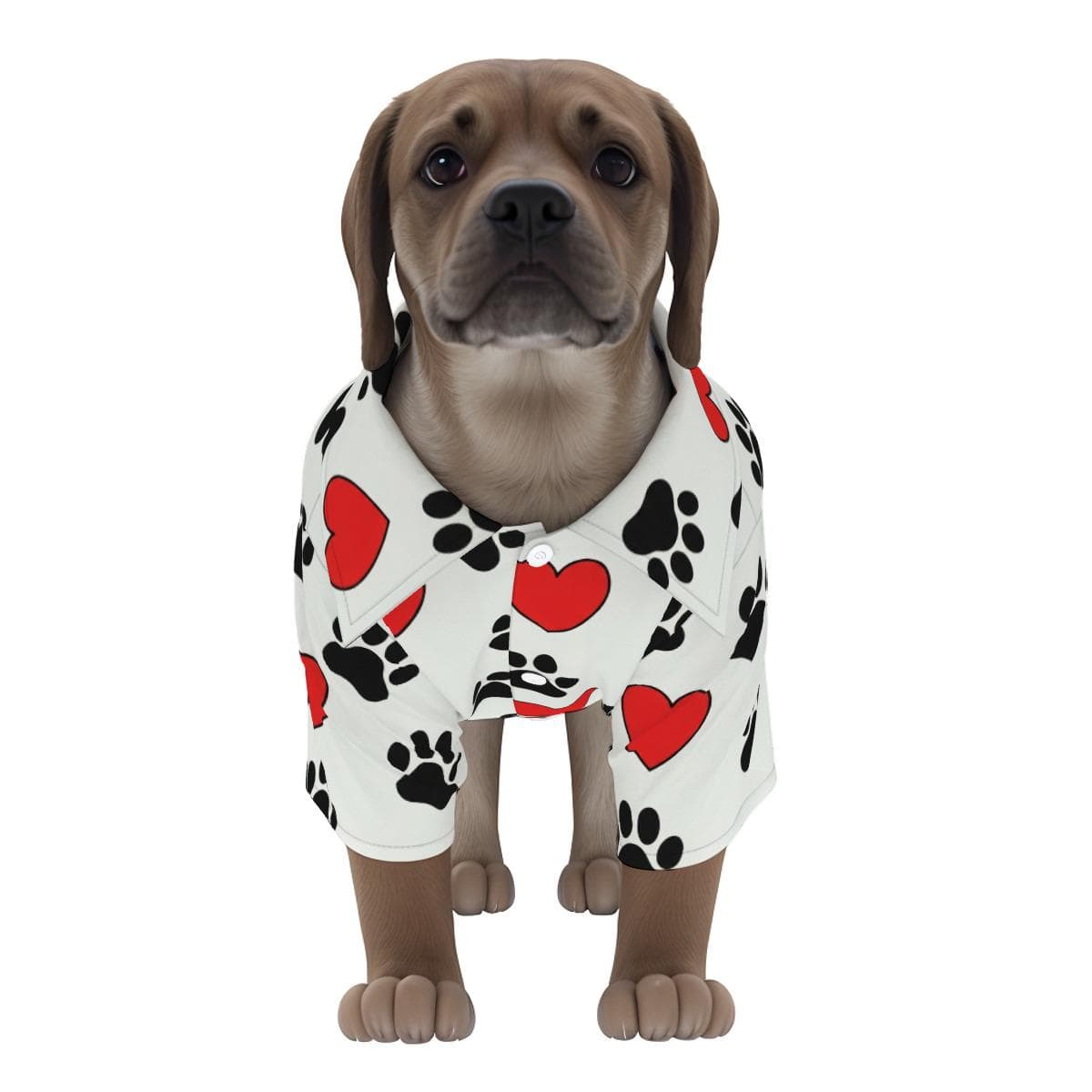 Custom Pet Hawaiian Shirt | Four-Way Stretch Dog Cat Aloha Outfit