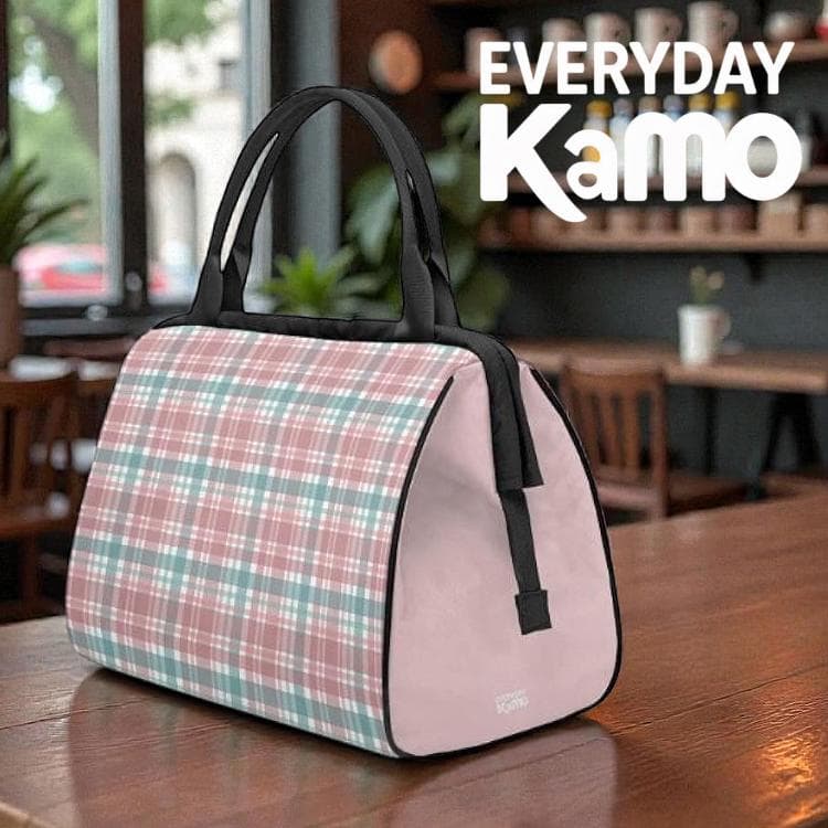 Everyday Kamo Plaid Canvas Weekender Bag | Durable Travel Duffel for Short Trips & Gym