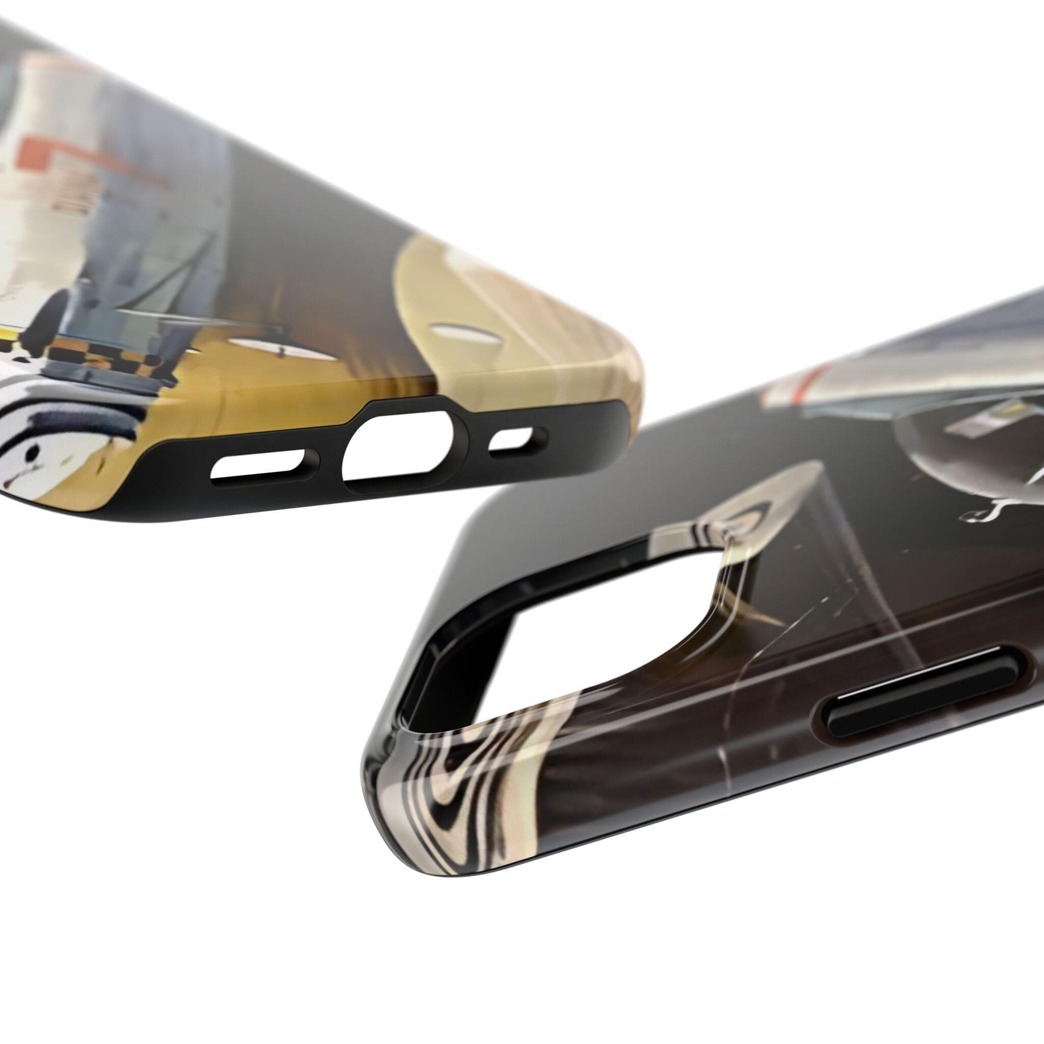 Futuristic Spaceship Phone Case, Sci-Fi Astronaut Gift