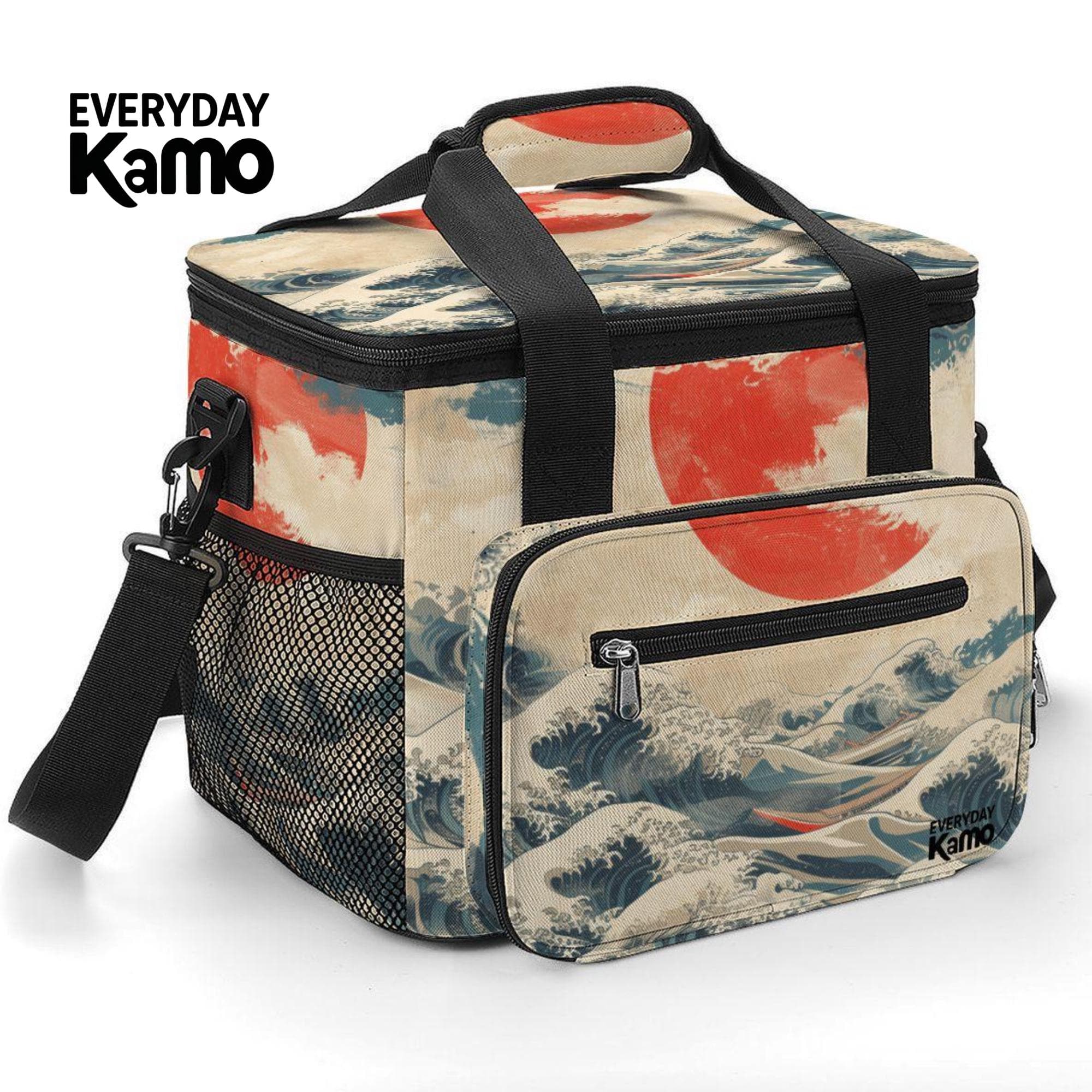 Hokusai Great Wave Insulated Lunch Tote Bag | Leakproof Oxford Cooler