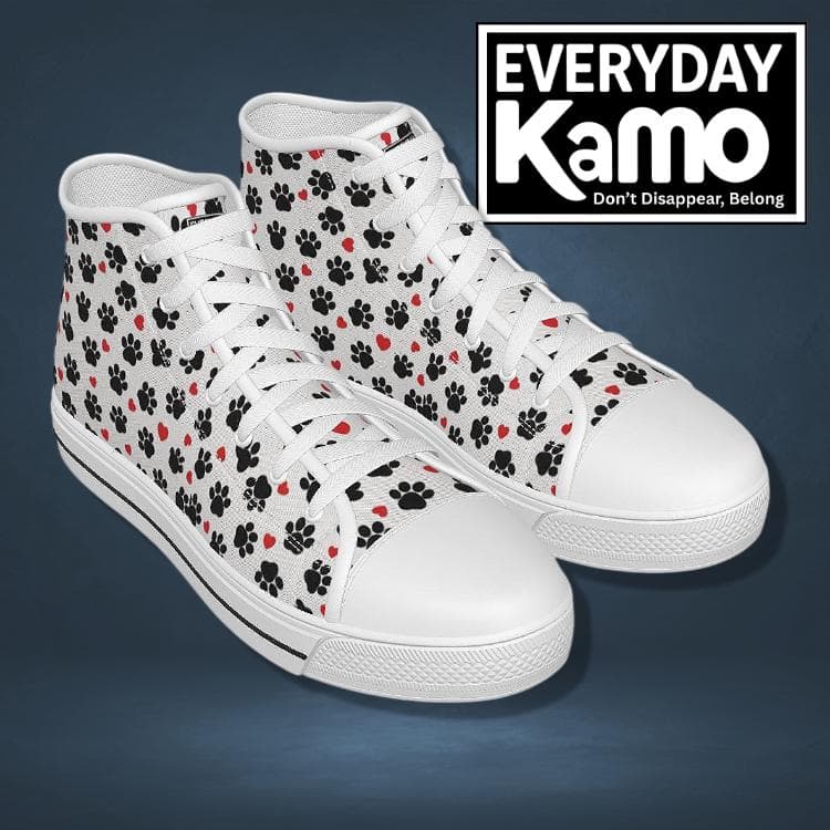 Women's Paw-some Comfort Canvas High Tops | Women's Breathable Sneakers