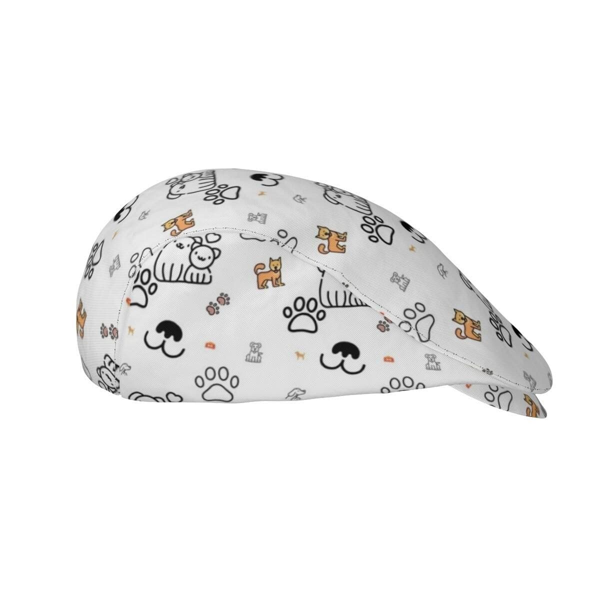 Cute Dog & Cat All-Over Print Beret Hat | Kawaii Pet Lover Fashion Accessory