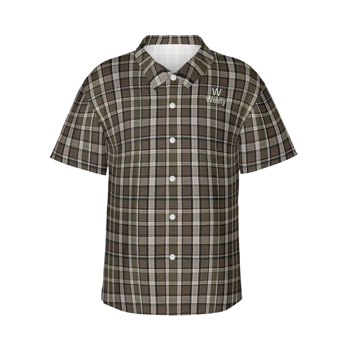 Westfalia Westy Brown Hawaiian Shirt