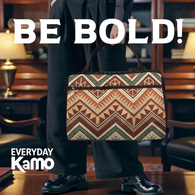 Everyday Kamo Geometric Aztec Print Duffel Bag - Weekend Travel & Gym Carry-On
