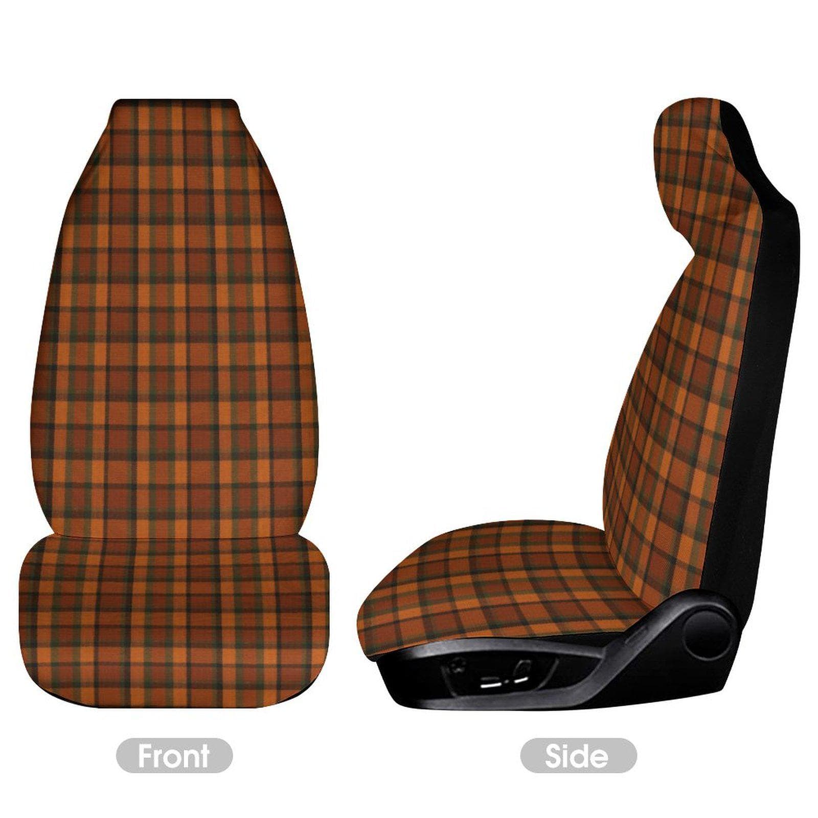Westy Heritage Plaid Car Seat Protector | Vintage Van Life Auto Cover | Cozy Road Trip Seat Protection