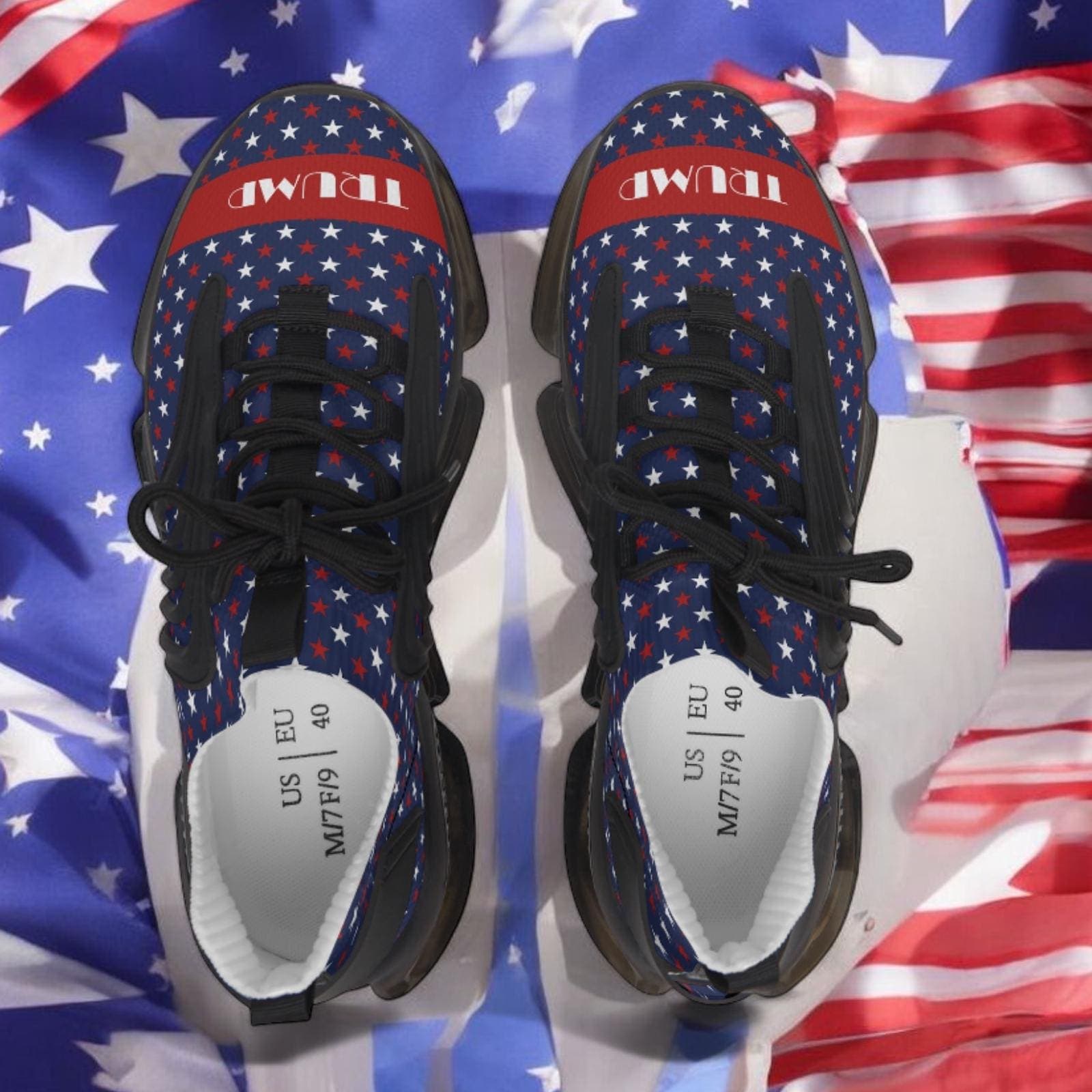 Trump Supporter Women's Mesh Sneakers | Patriotic Political Activewear