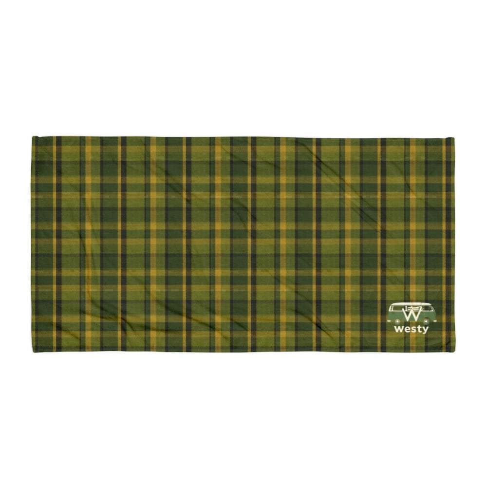 Westy Westfalia Green Bath Towel