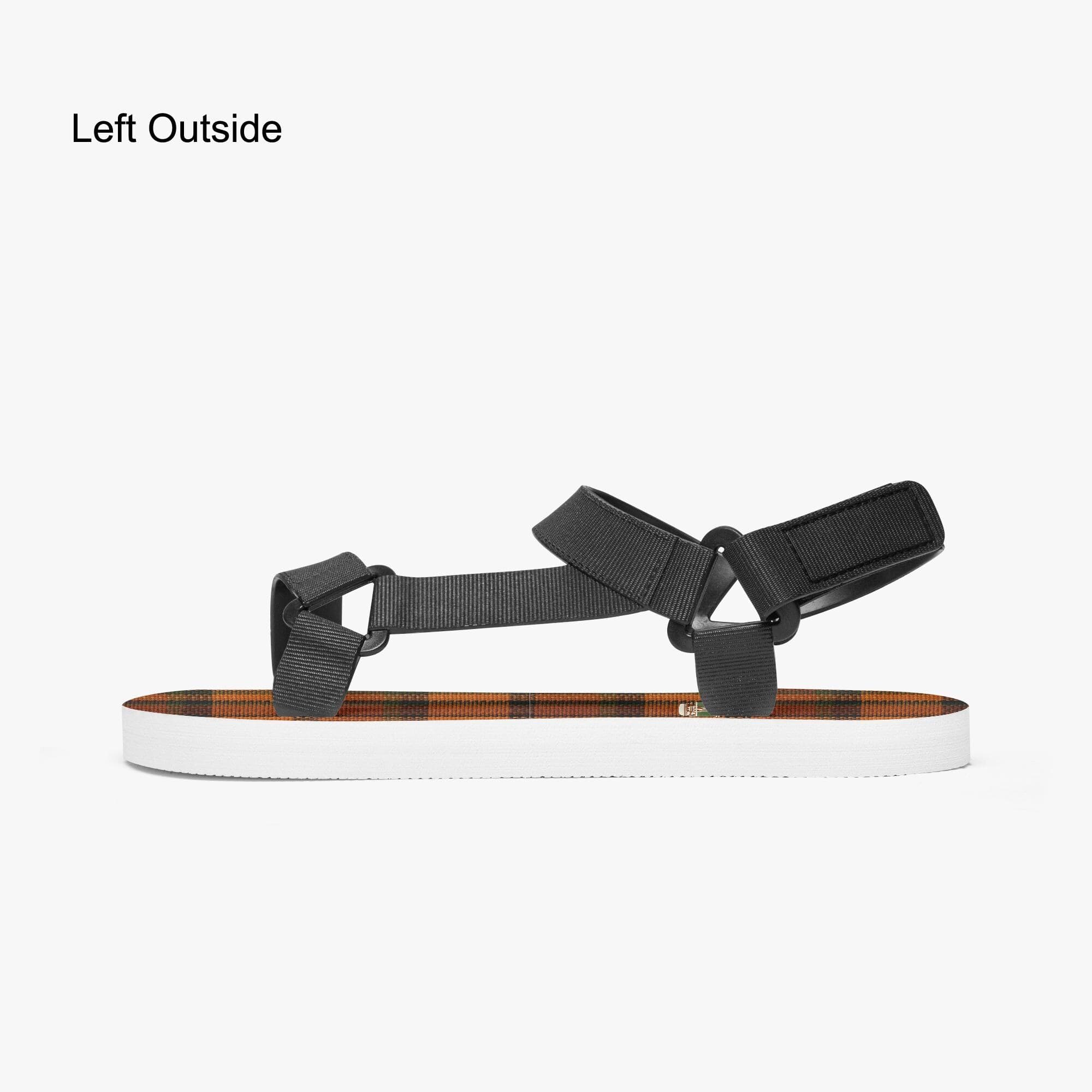 Westy Orange Strappy Sandals - Retro Road Trip Camper Van Style