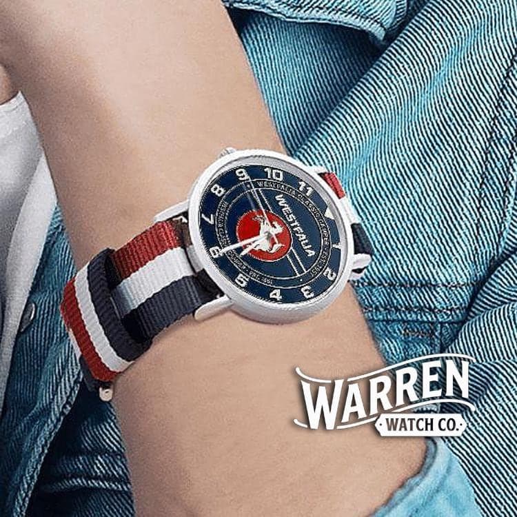 Westfalia Classic Camper Watch | Custom UV Printed Nylon Strap | Vintage Inspired Timepiece