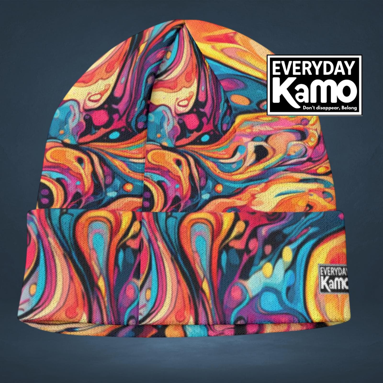 All-Over Print Knitted Hat