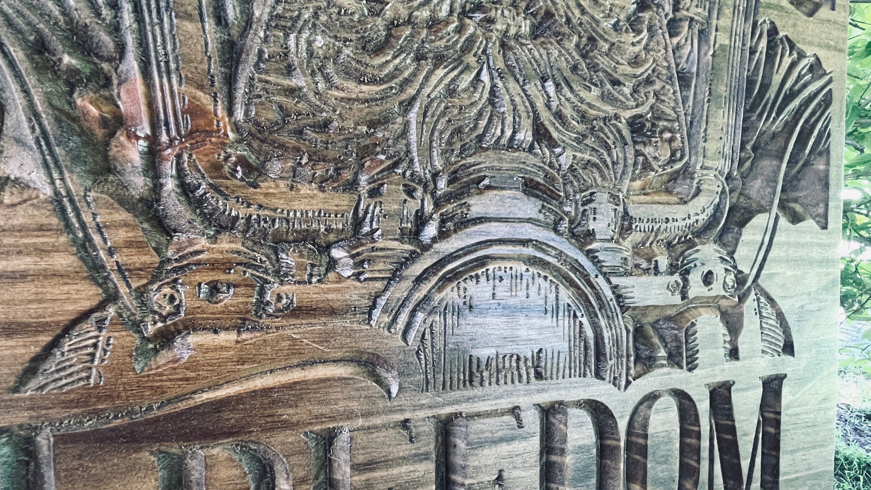 Freedom Rider Carved Wood Sign
