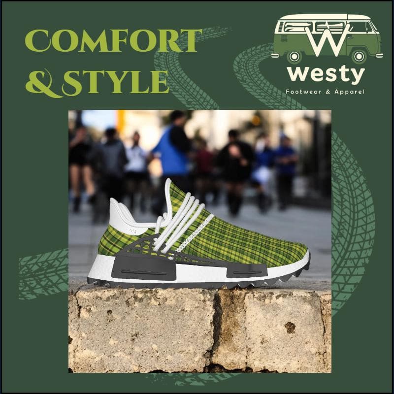 Westy Green Men's Mesh Sneakers