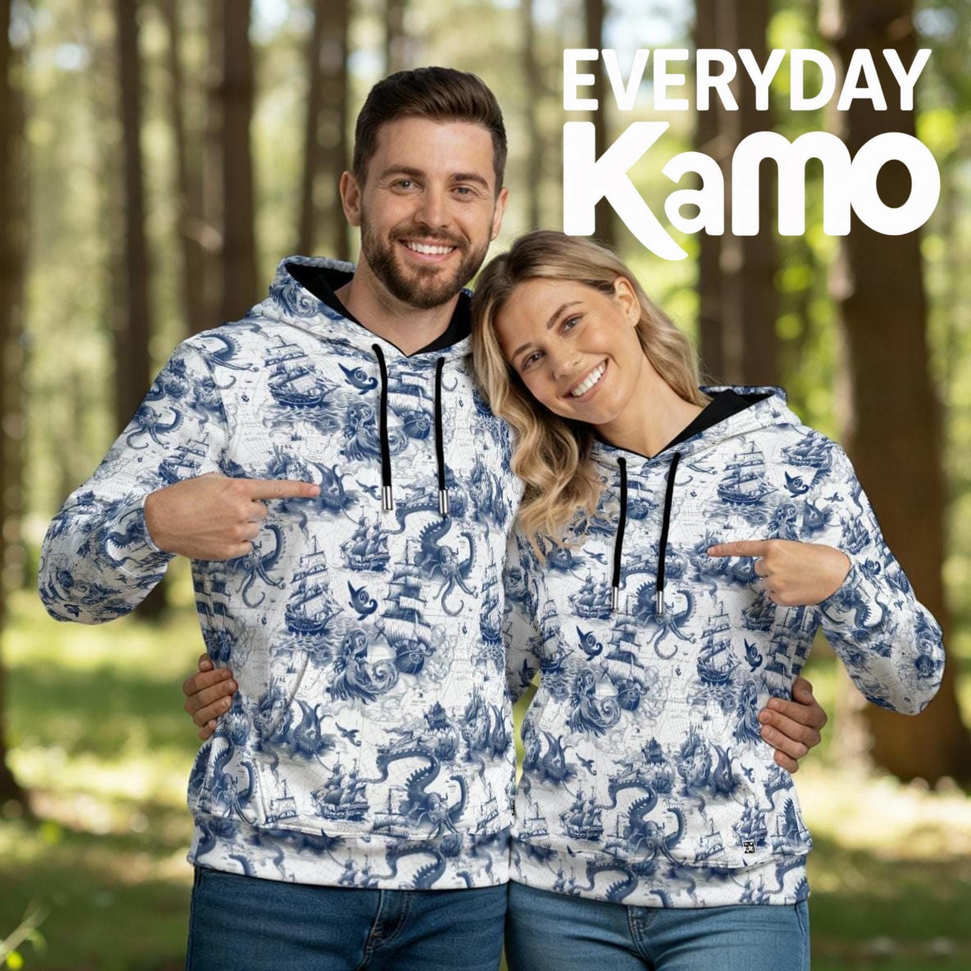 Kraken Edition Thicken Pullover Hoodie | Fleece Lined Warm Comfort
