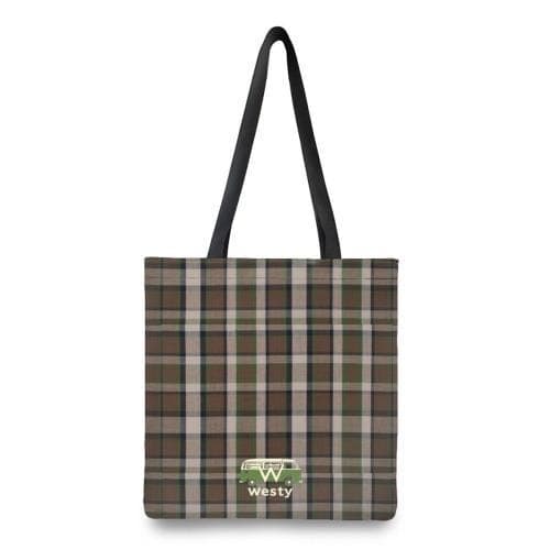 Westy VW Camper Bus Polyester Shopping Bag Retro