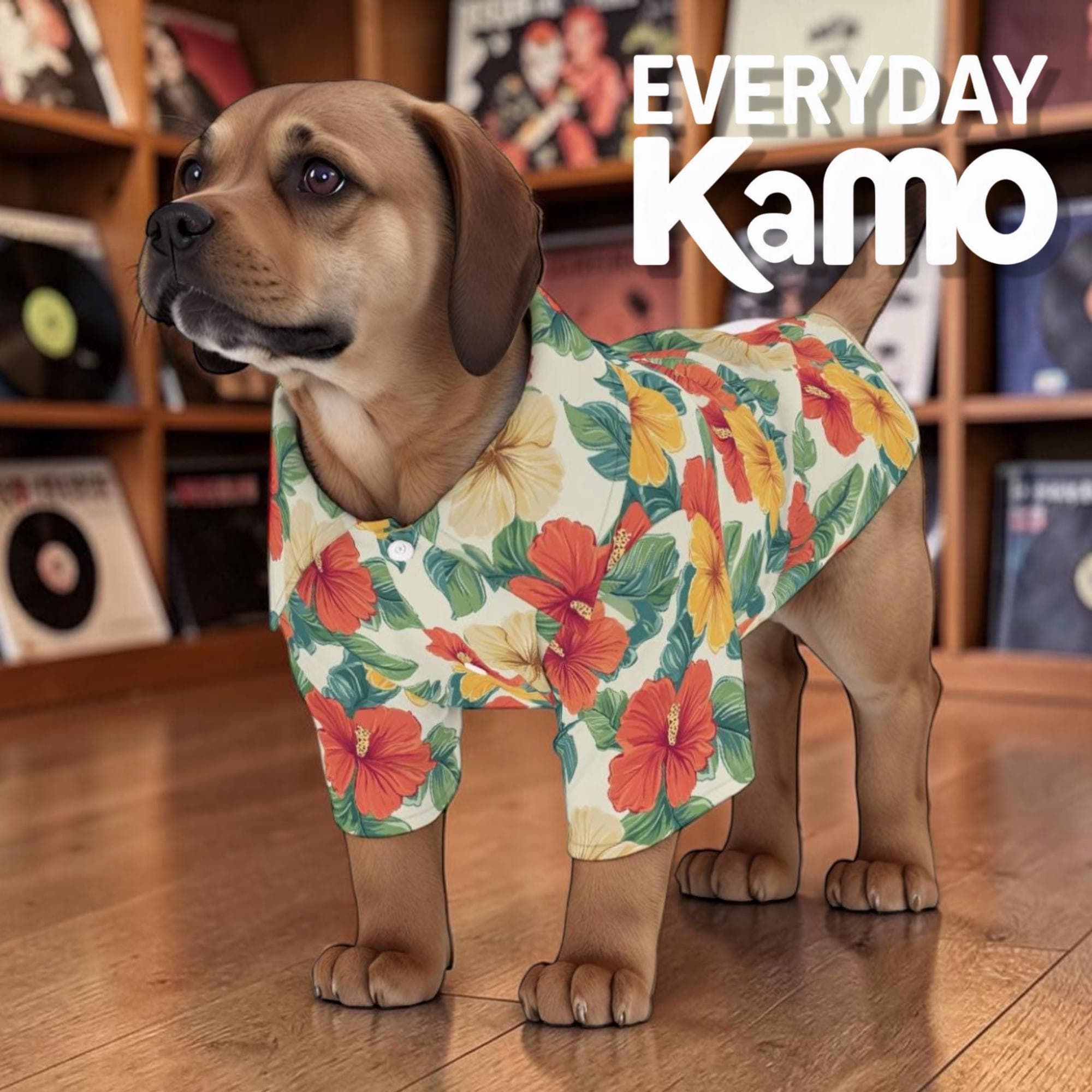 Aloha Pup Hawaiian Shirt for Dogs & Cats | Tropical Pet Beach Outfit
