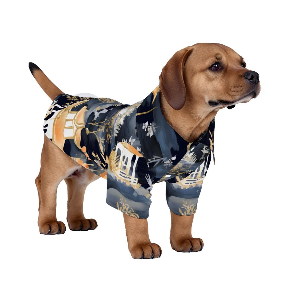 Pet Hawaiian Shirt | Breathable Dog Vacation Beachwear | Four-Way Stretch