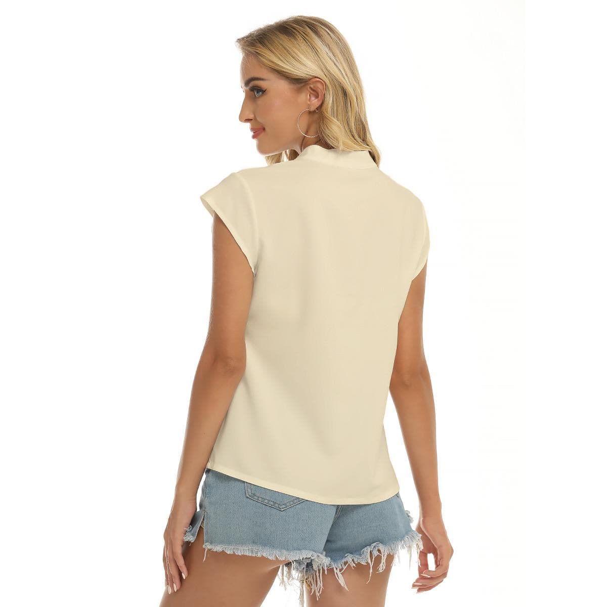 Coastal Sailboat V-Neck Top, Women's Short Sleeve Nautical Print Blouse, Summer Casual Shirt
