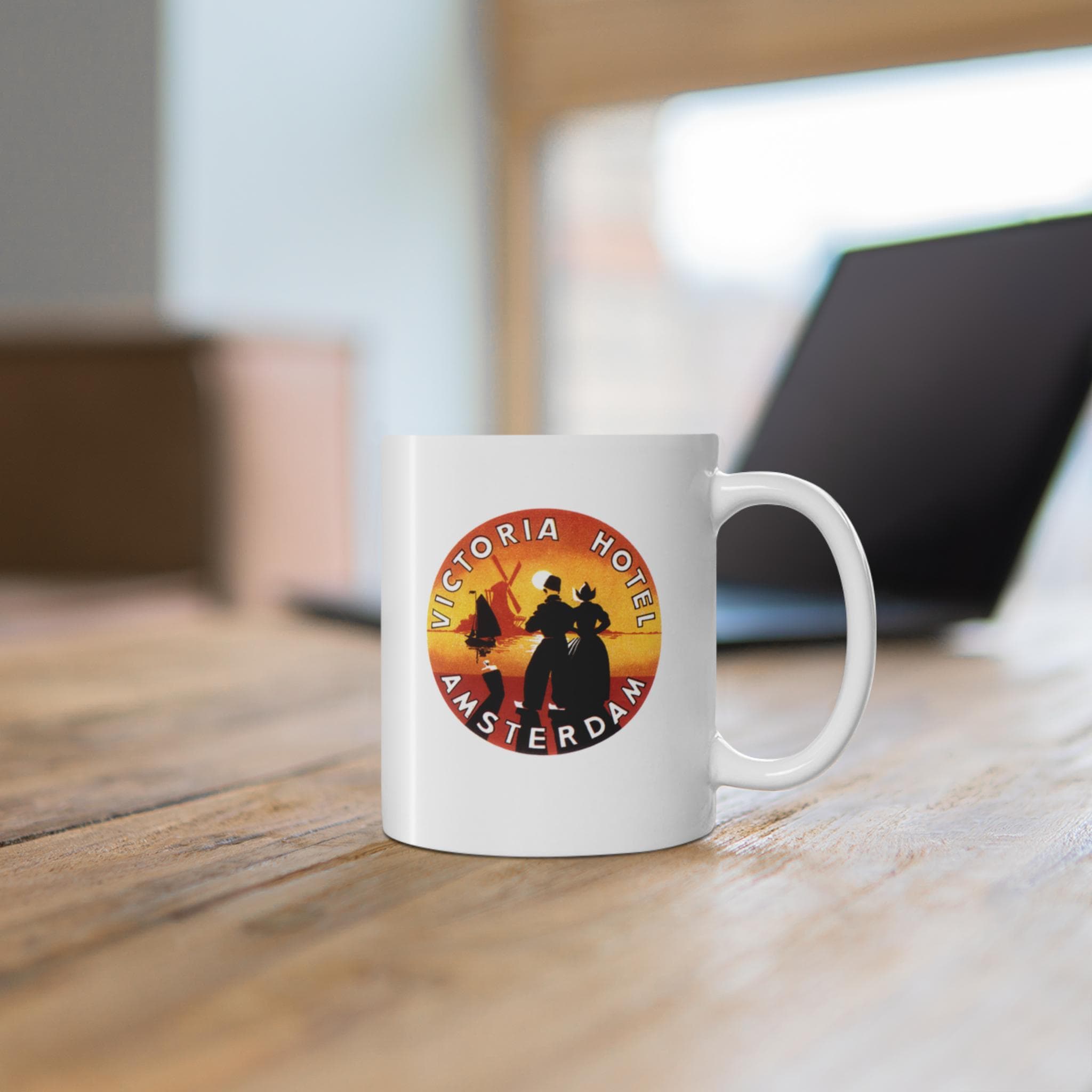 Victoria Hotel Amsterdam Coffee Mug - Unique Cozy Drinkware