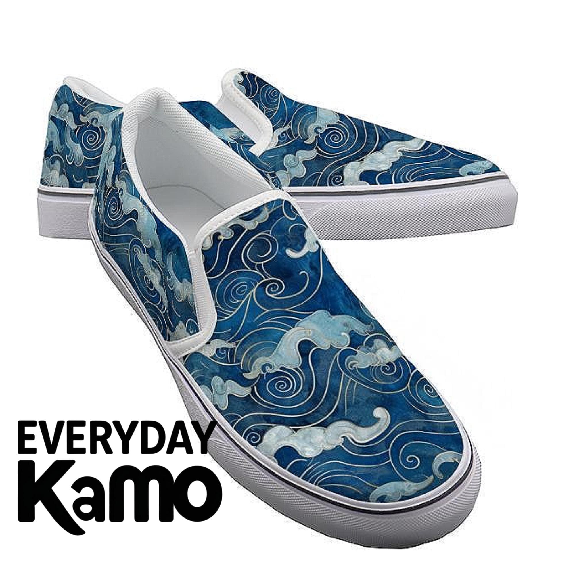 Custom Canvas Slip-On Sneakers Women | Handmade Personalized Design