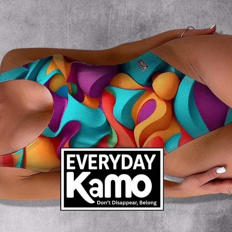 Everyday Kamo High-Cut One Piece Swimsuit Women