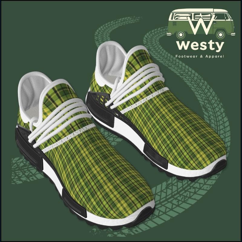 Westy Green Men's Mesh Sneakers