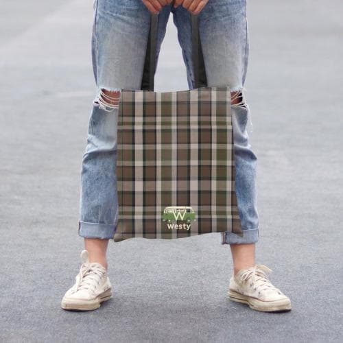 Westfalia Westy Brown Canvas Shopping Bag