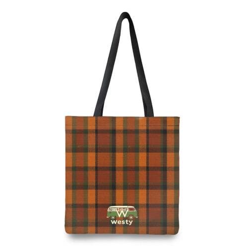 Westy VW Camper Bus Polyester Shopping Bag Retro