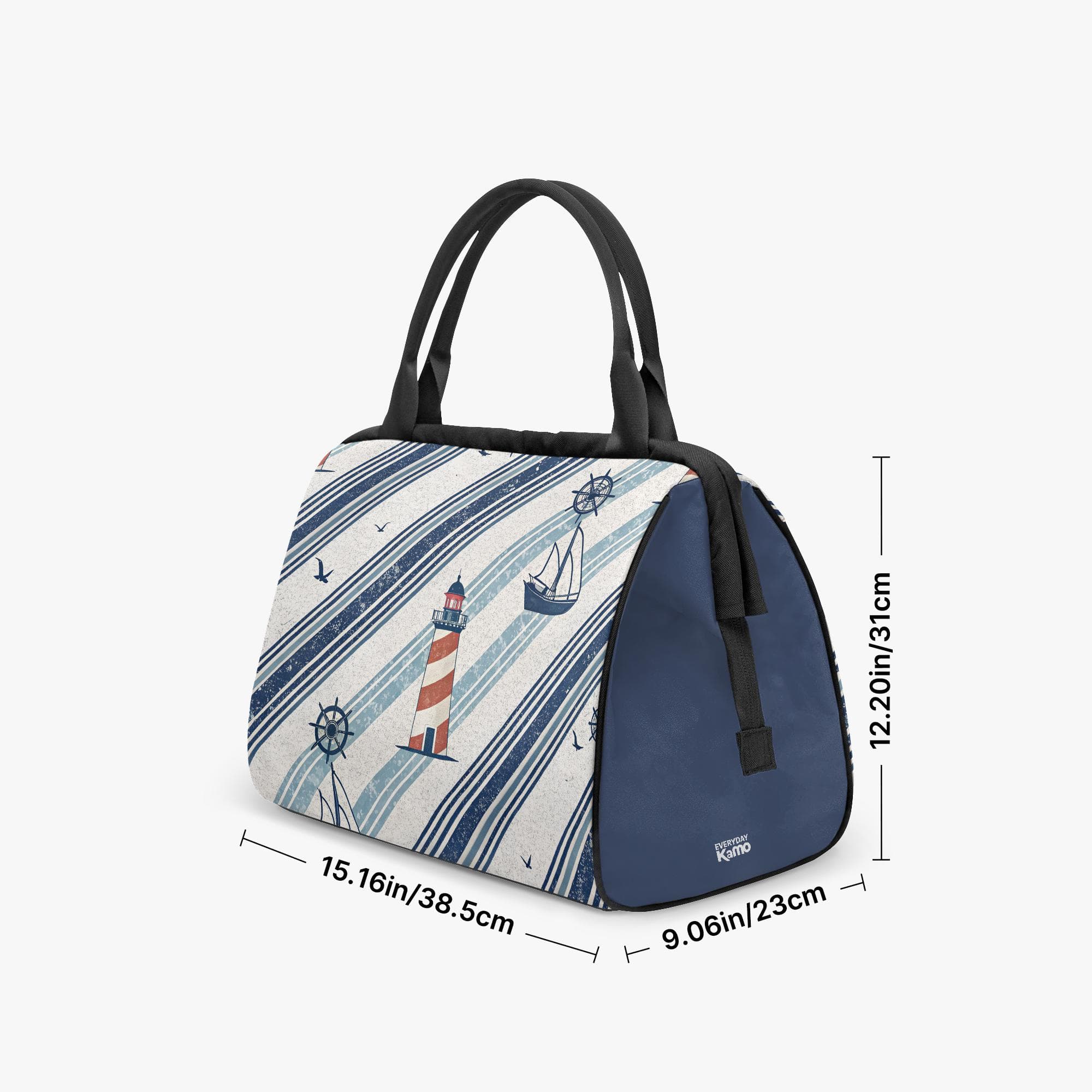 Nautical Adventure Duffel Bag | Weekend Getaway Travel Carry-On | Durable Canvas