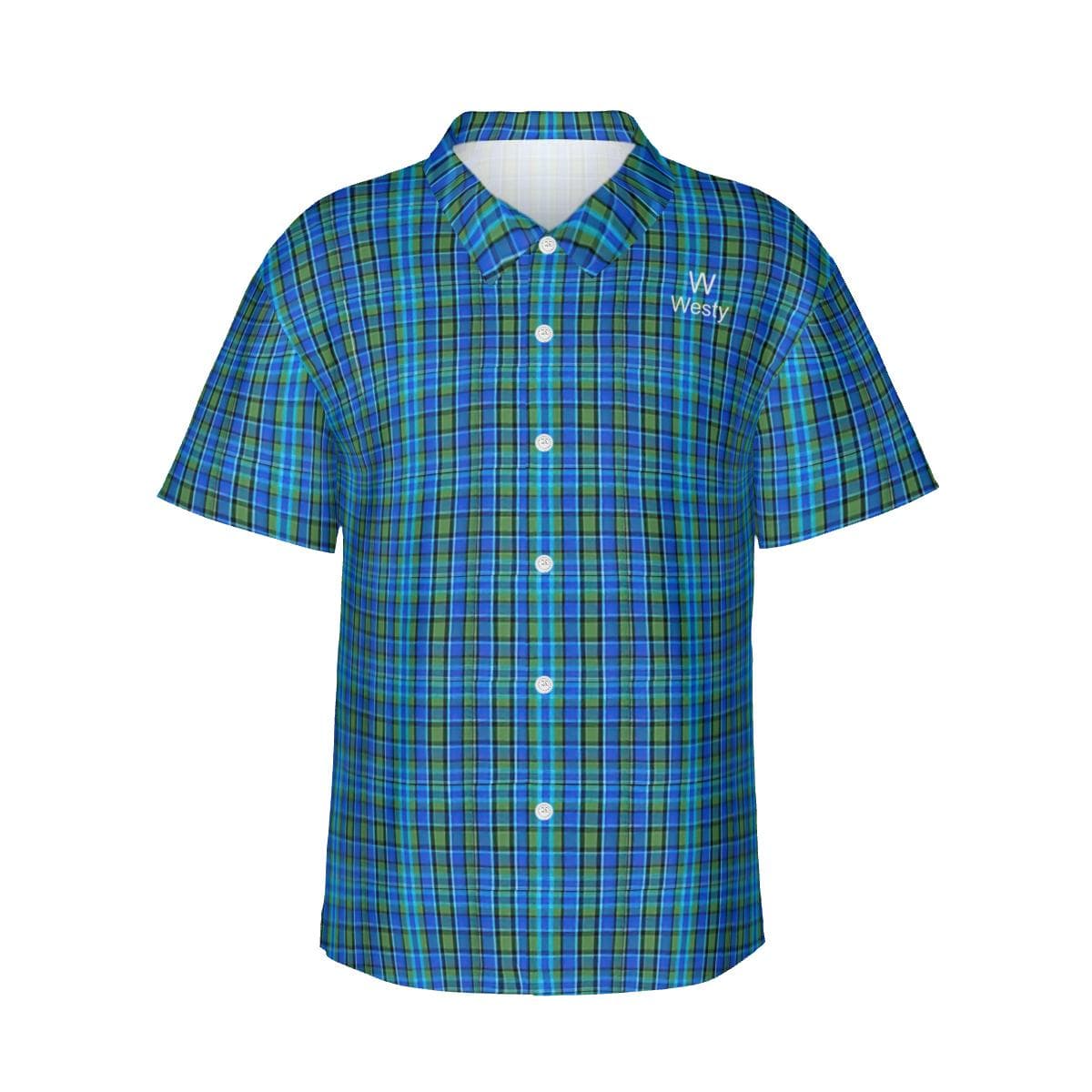 Westfalia Westy Blue Hawaiian Shirt