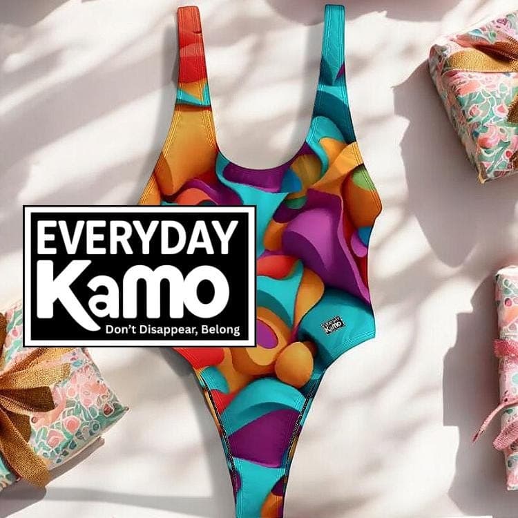 Everyday Kamo High-Cut One Piece Swimsuit Women