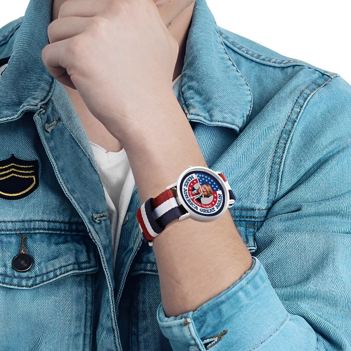 Trump 2025 Wristwatch | MAGA Patriotic Watch for Men & Women