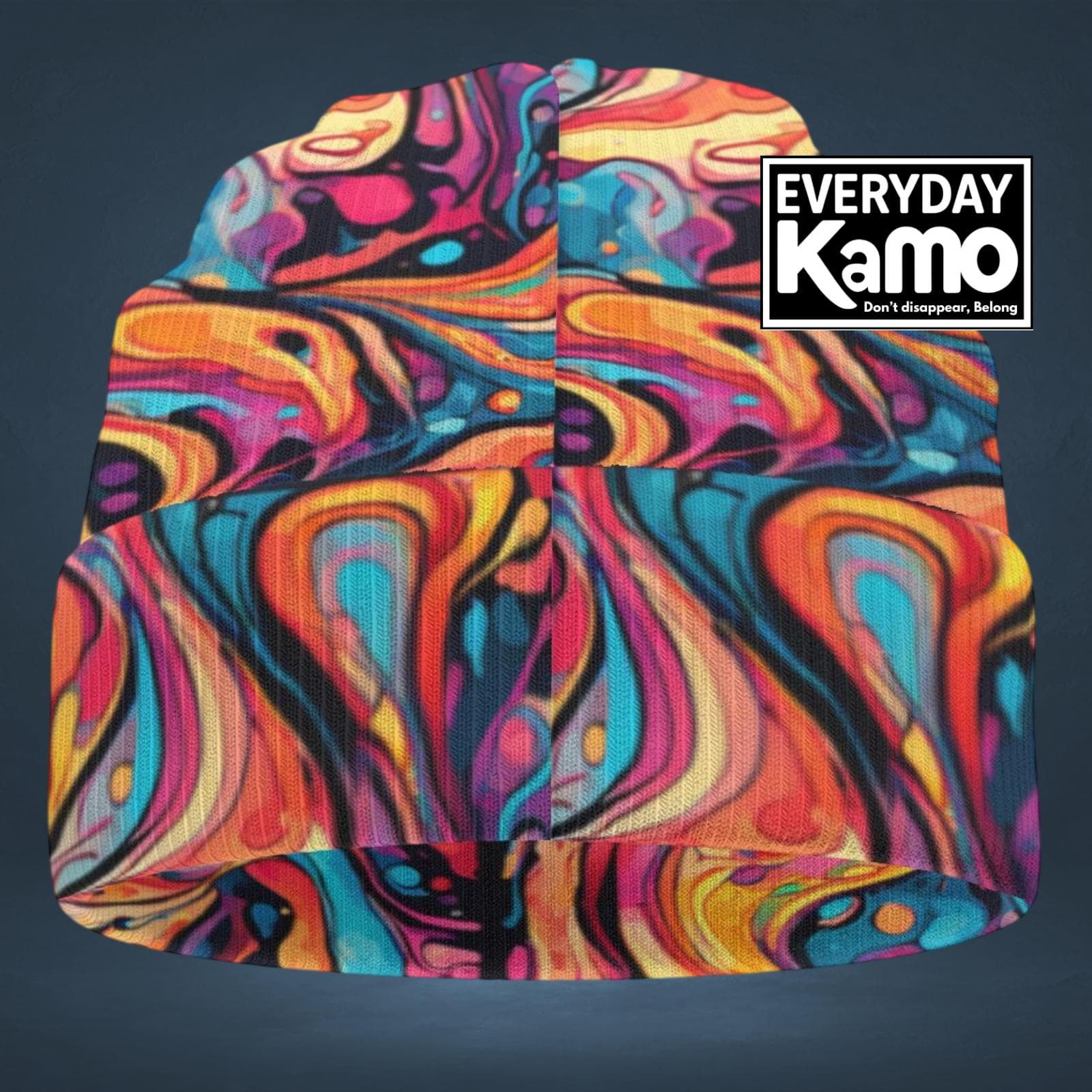 All-Over Print Knitted Hat