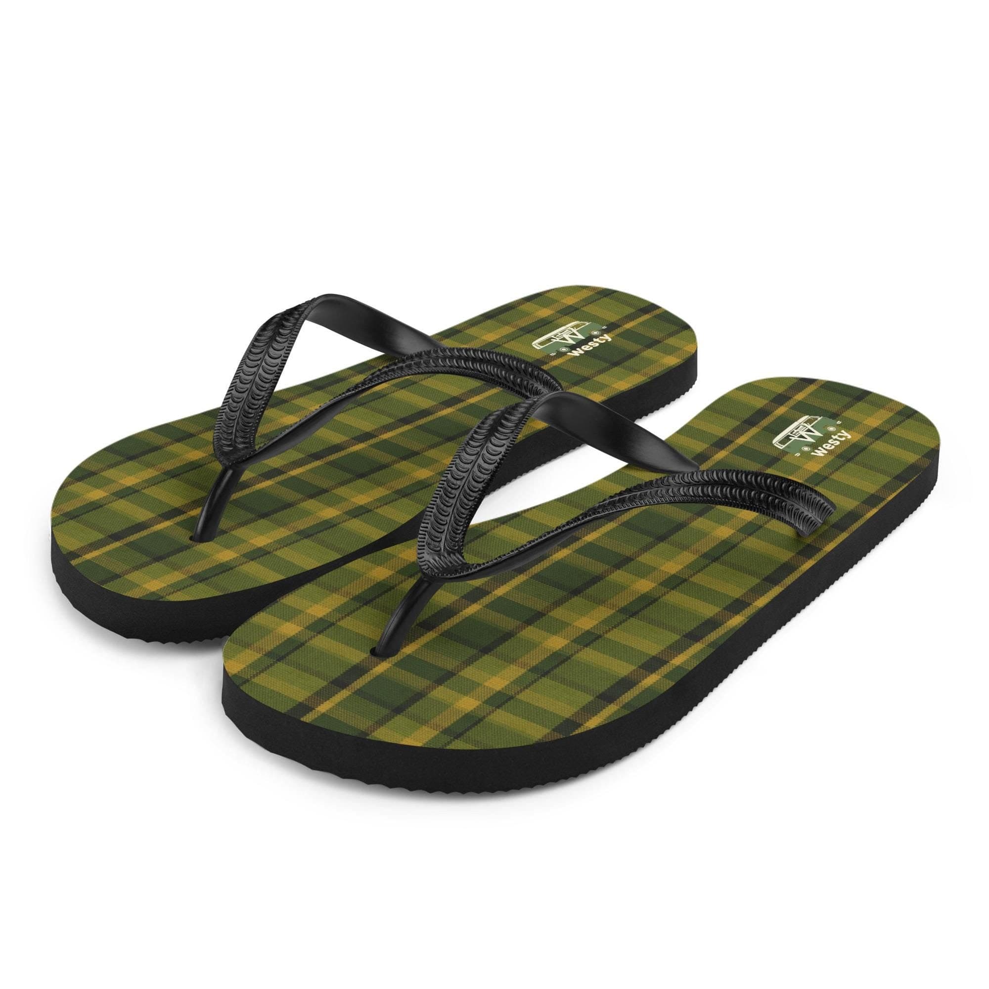 Westy Flip-Flops | VW Camper Bus Road Trip Retro Green