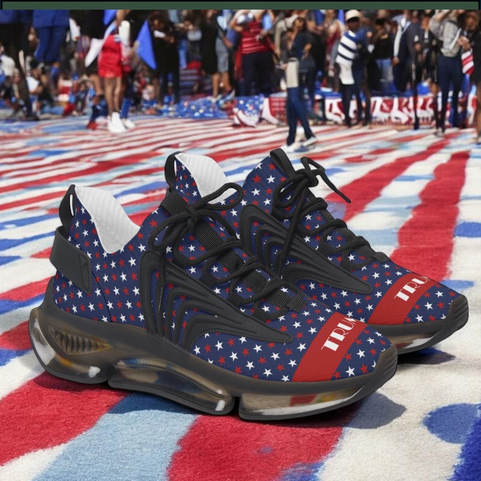 Trump Supporter Women's Mesh Sneakers | Patriotic Political Activewear