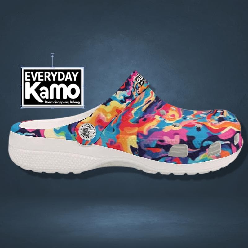 Everyday Kamo Convertible Camo Slides - Sandals & Flip Flops | Lightweight EVA Comfort