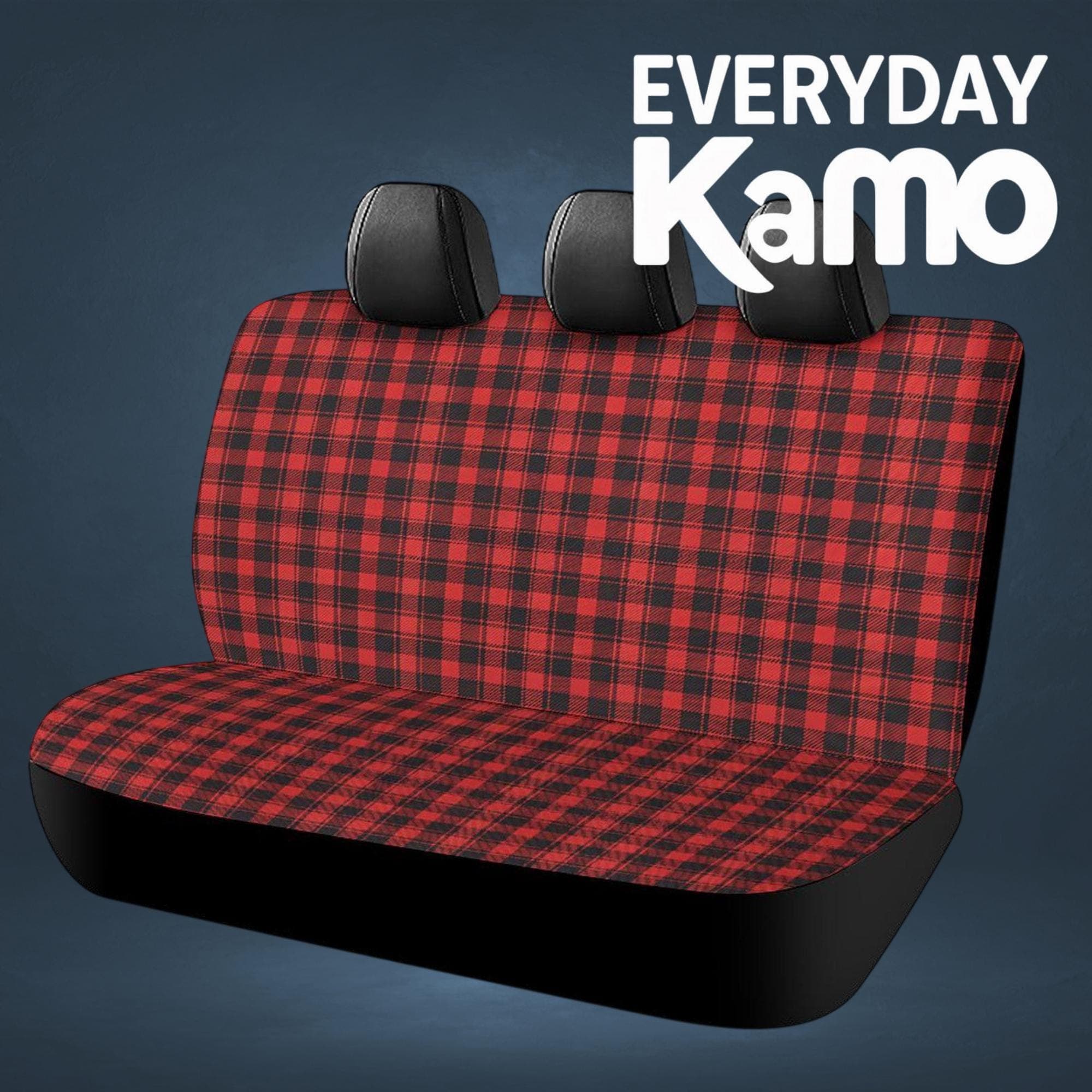 Cozy Plaid Car Back Seat Cover | Universal Fit, Soft & Durable Fabric | Personalized Style for Your Ride