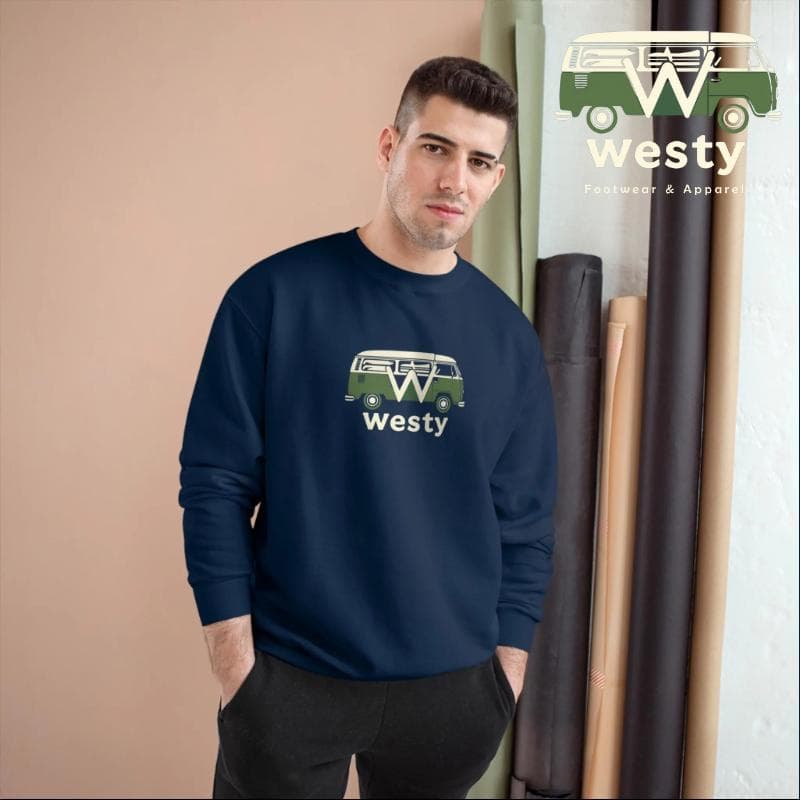 Westy Camper Van Sweatshirt - Retro Road Trip Crewneck